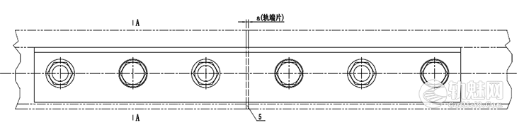 60kg/m钢轨用冻结接头铺设图 专线(2017)9673-Ⅱ
