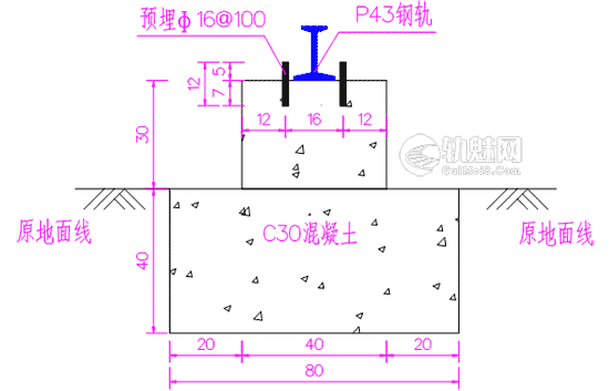 100T龙门吊轨道基础设计计算书[细]