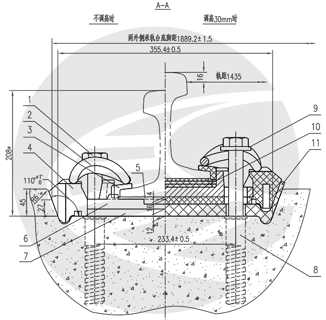 WJ-8B型扣件组装图及设计参数-轨魅网