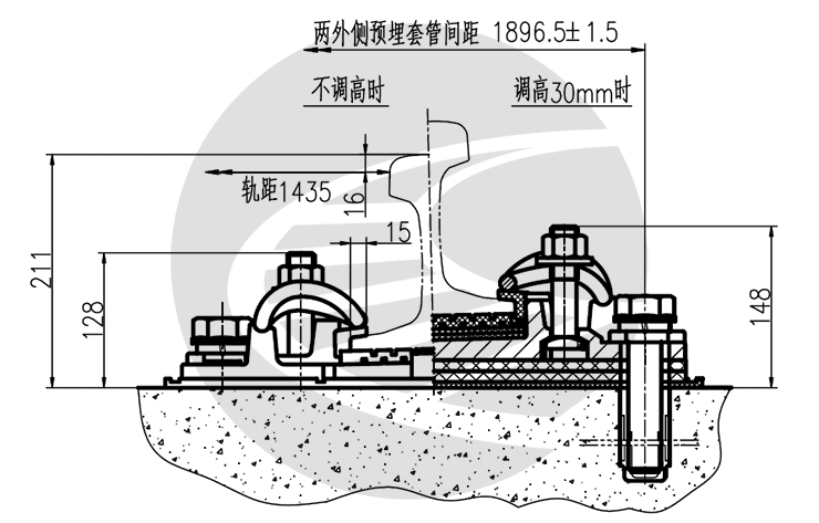 WJ-7型扣件组装图及设计参数-轨魅网