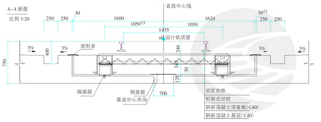 钢弹簧浮置板道岔施工技术